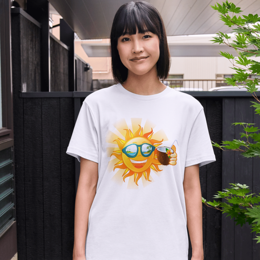 Hot Sun T-Shirt – Bold Summer Printed T-shirt