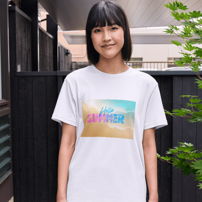 The Summer with Sun T-Shirt – Stylish Summer Printed T-shirt