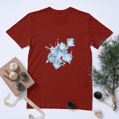 Ice Cube with Sun T-Shirt – Cool & Refreshing Summer Printed T-shirt