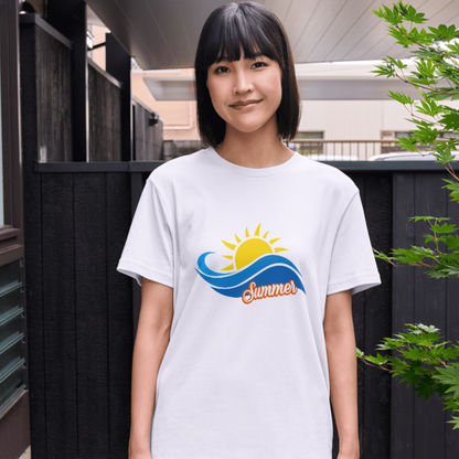 SunSummer with Sun T-Shirt – Vibrant Summer Printed T-shirt