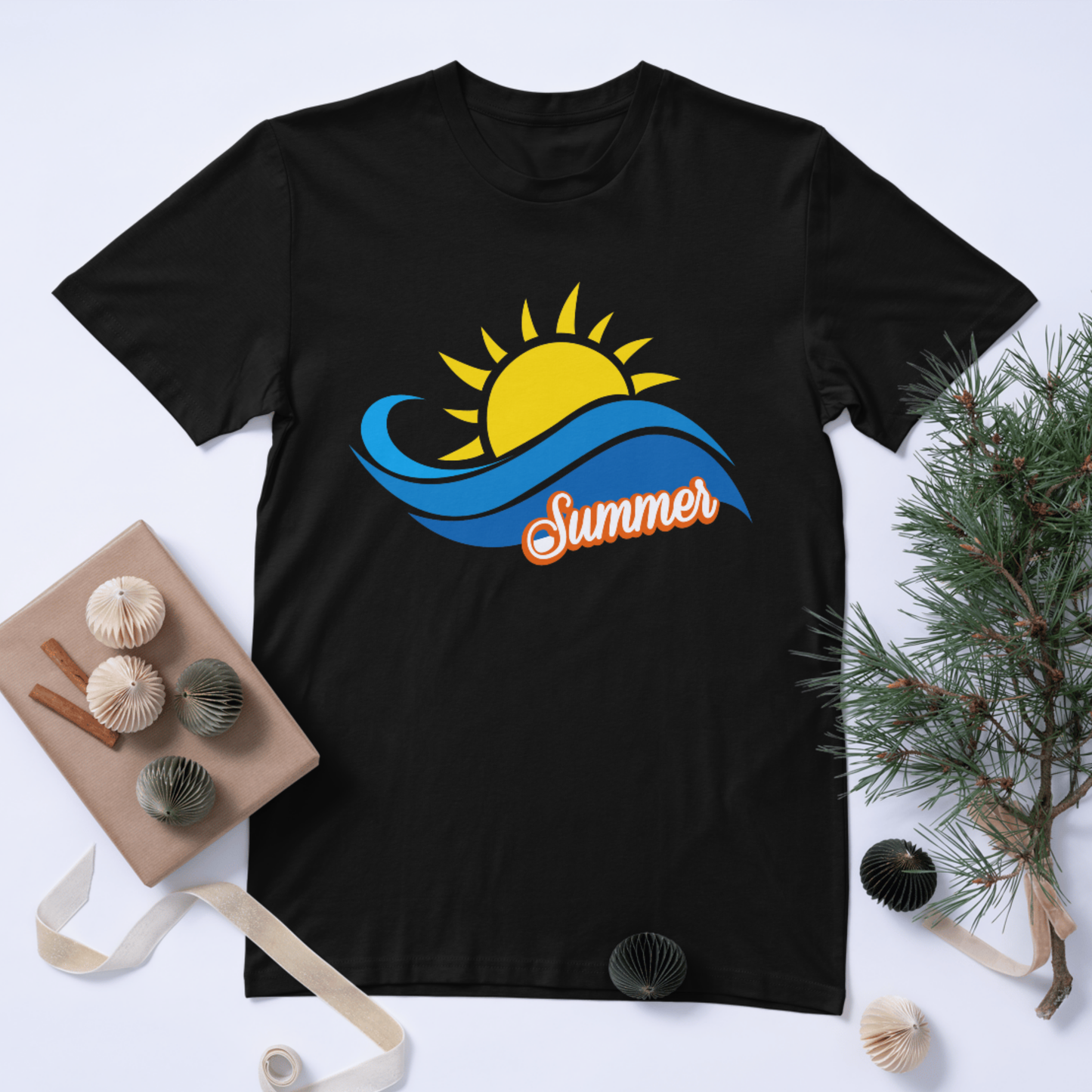 SunSummer with Sun T-Shirt – Vibrant Summer Printed T-shirt