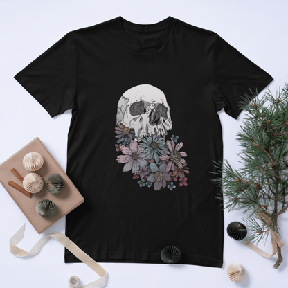 Skull with Sun T-Shirt – Bold & Edgy Summer Printed t-shirt