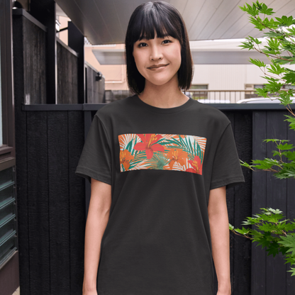 Flower Grass T-Shirt – Trendy Summer Printed Tee