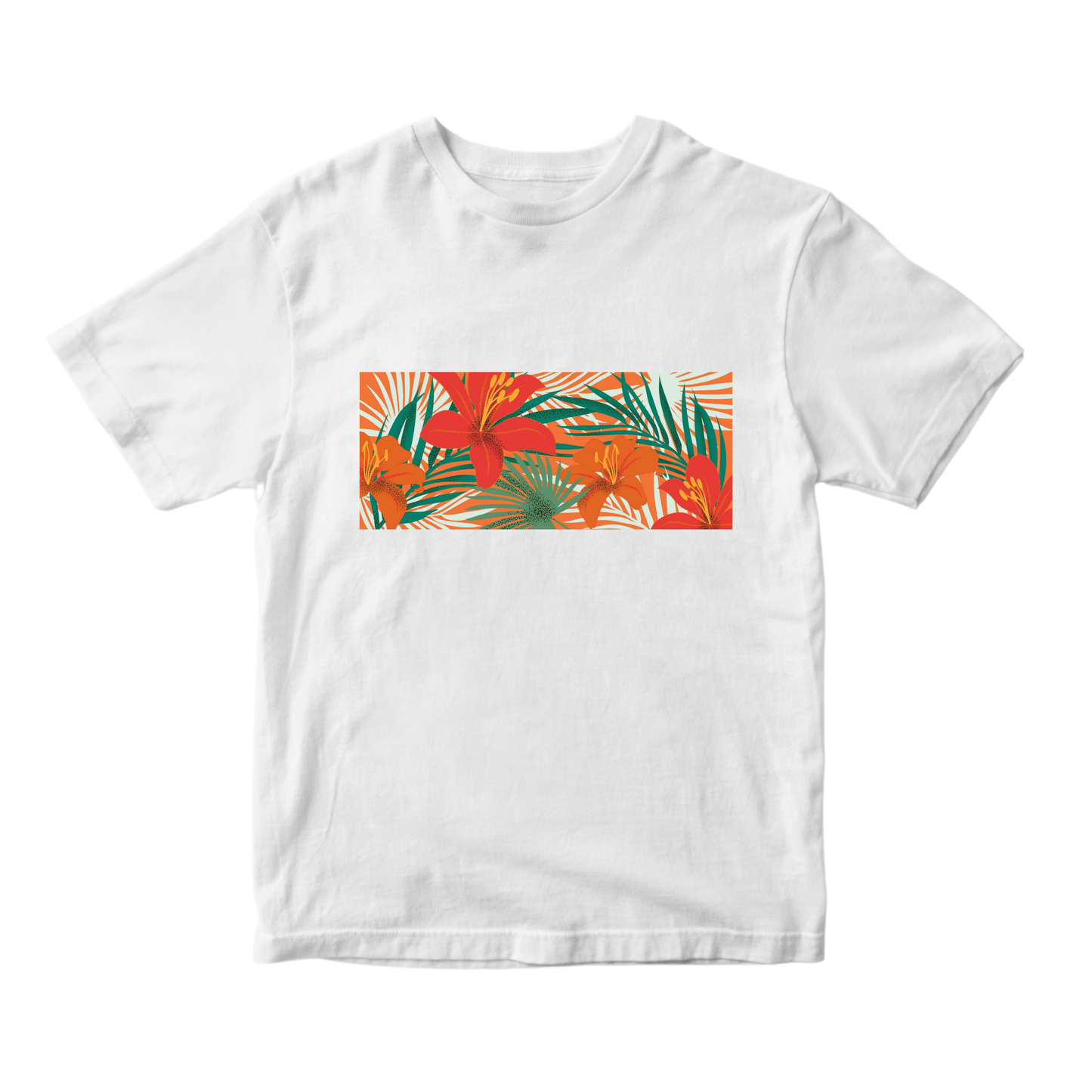 Flower Grass T-Shirt – Trendy Summer Printed Tee