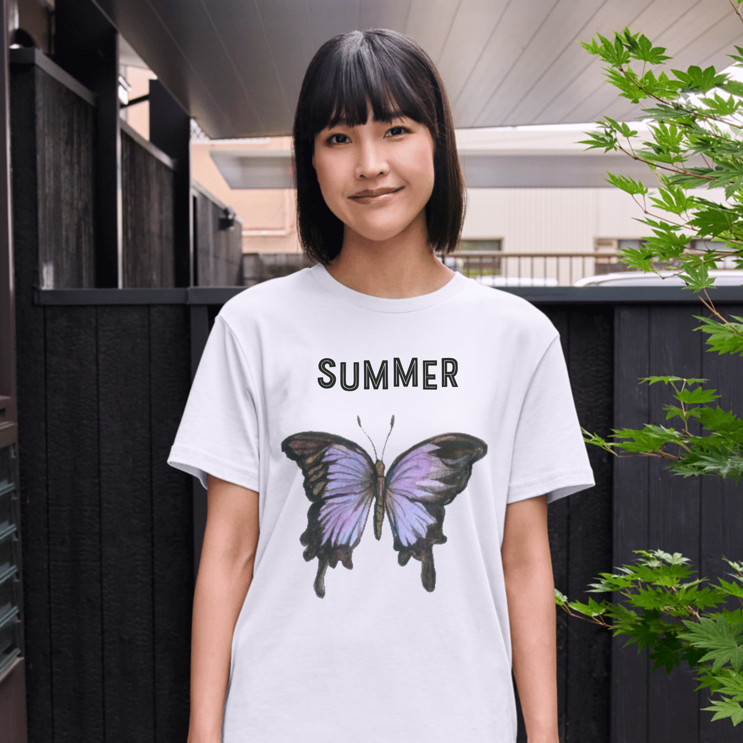 Black Butterfly T-shirt