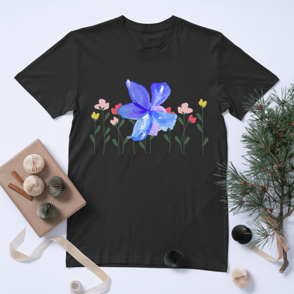 Purple Flower Summer T-Shirt